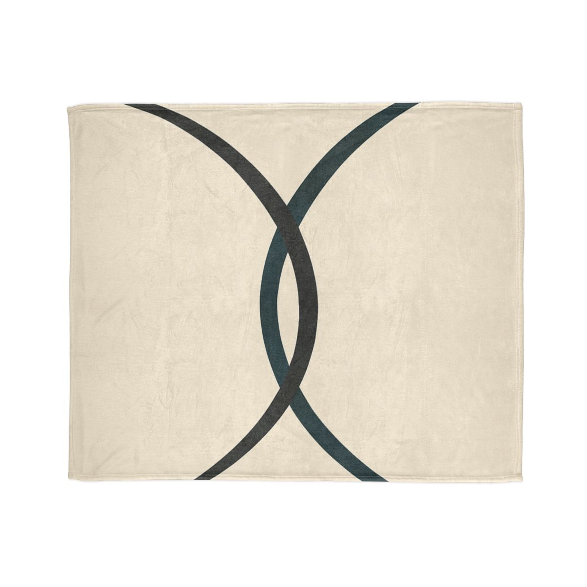 Intersecting Arc Duo Balanced stylish throw blankets