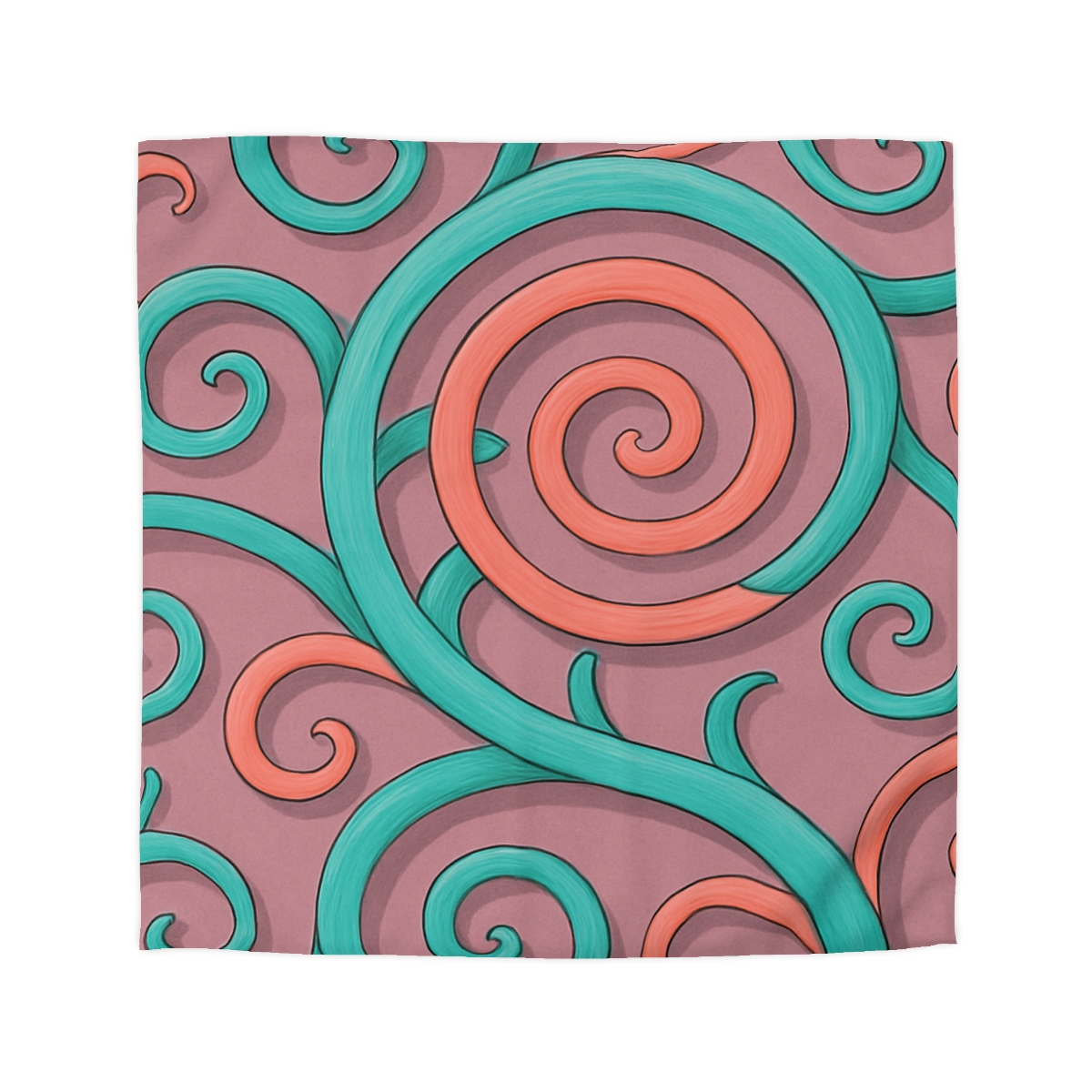 Tendril Spiral Mosaic trendy bedroom duvets