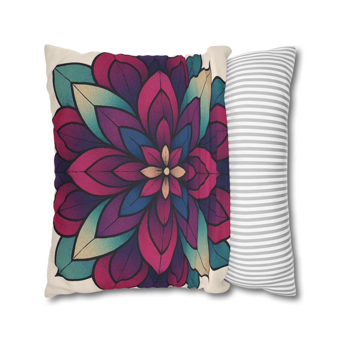 Petal Prism Overlap custom pillow cases