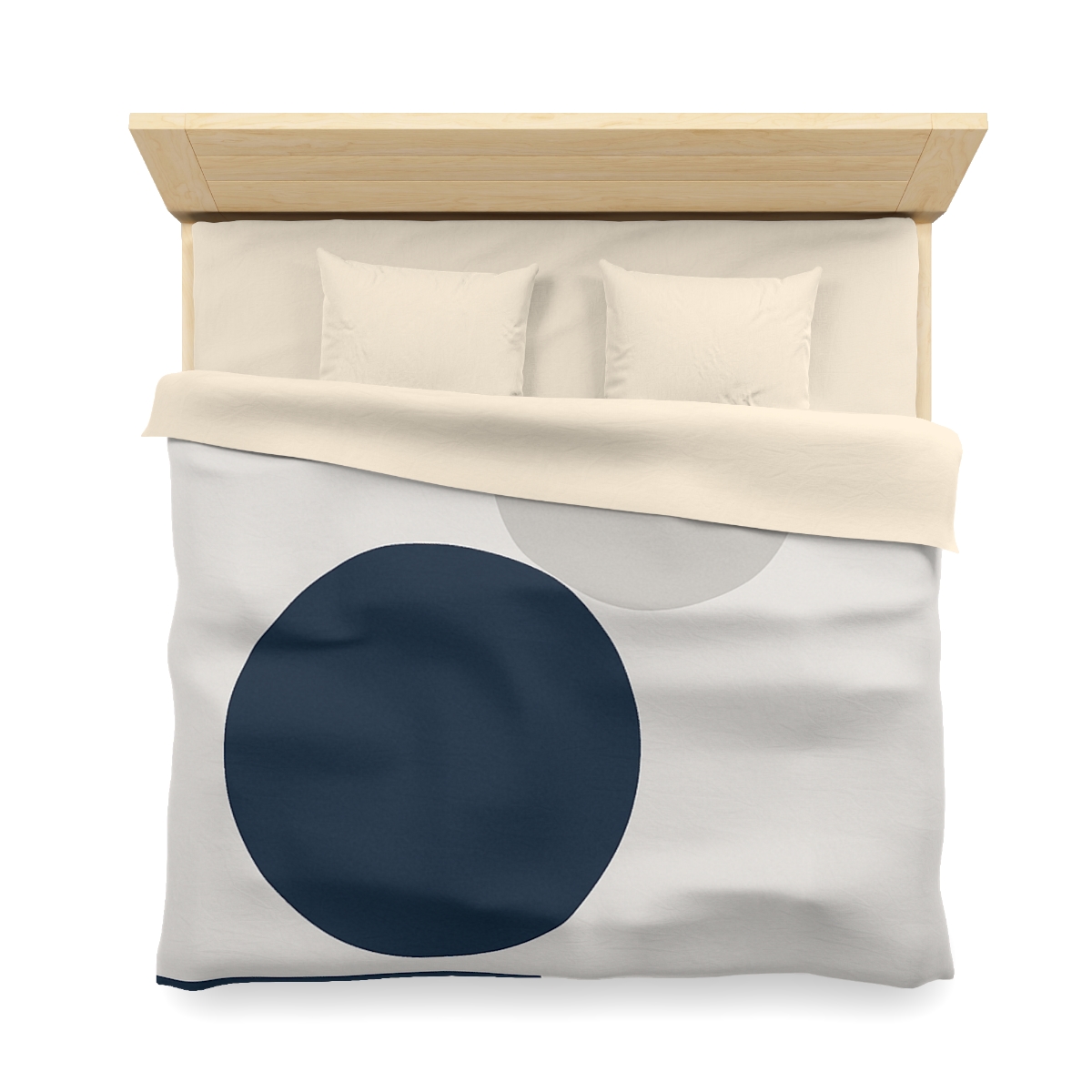 Three Orbiting Forms personalized bedding duvets