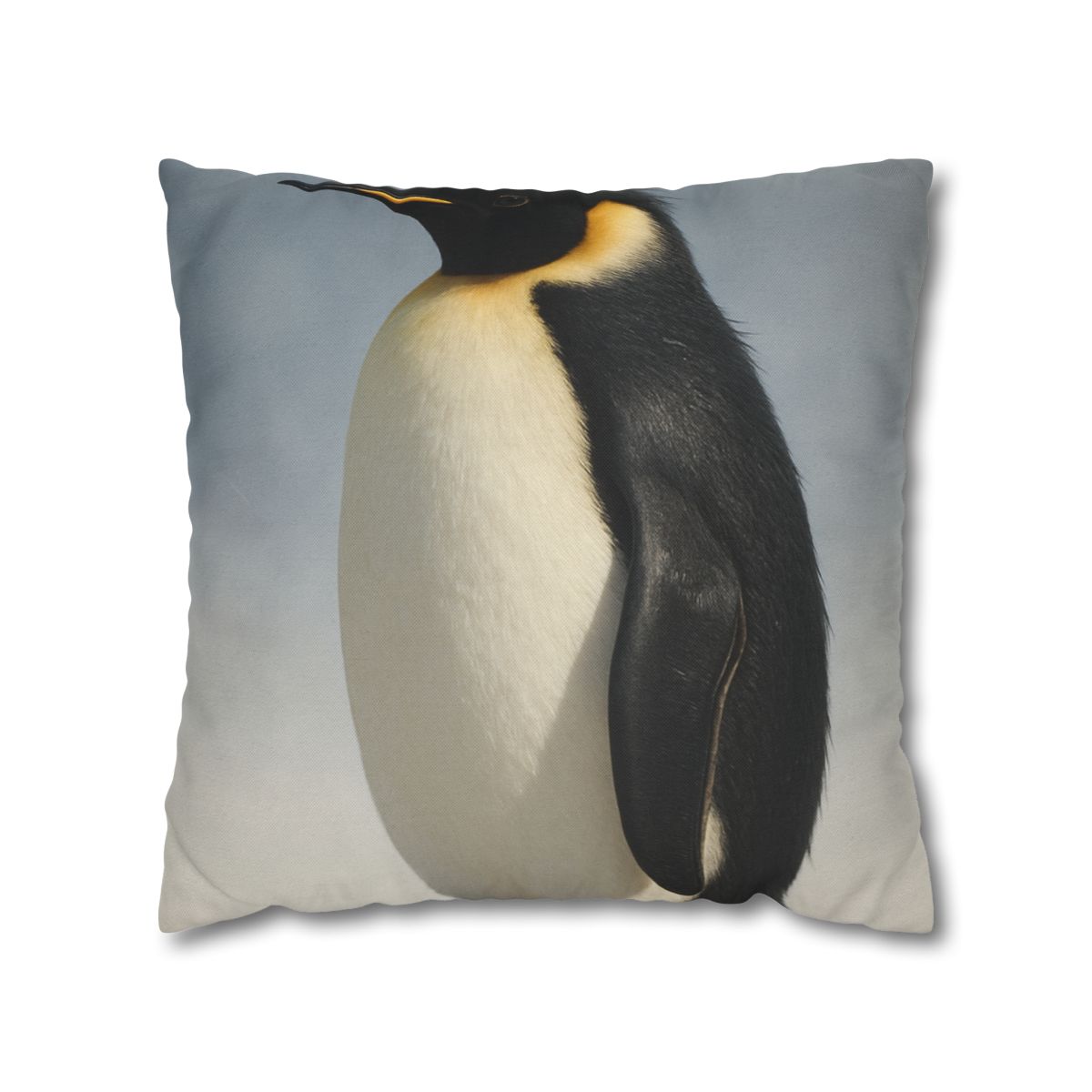 Glacier Gleam Emperor Penguin designer print pillow cases