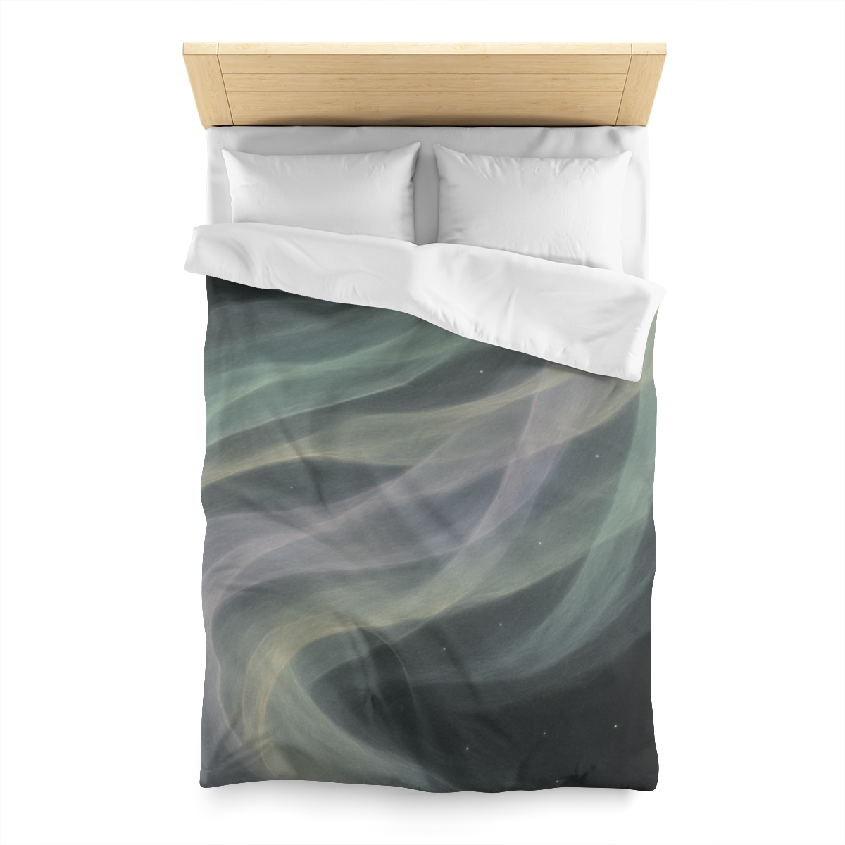 Auroral Cosmic Silk Currents stylish duvet covers