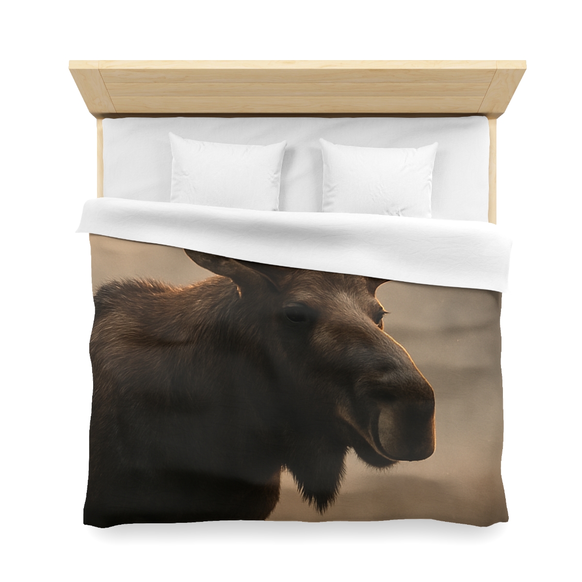 Dawn Mirror Moose warm winter duvets