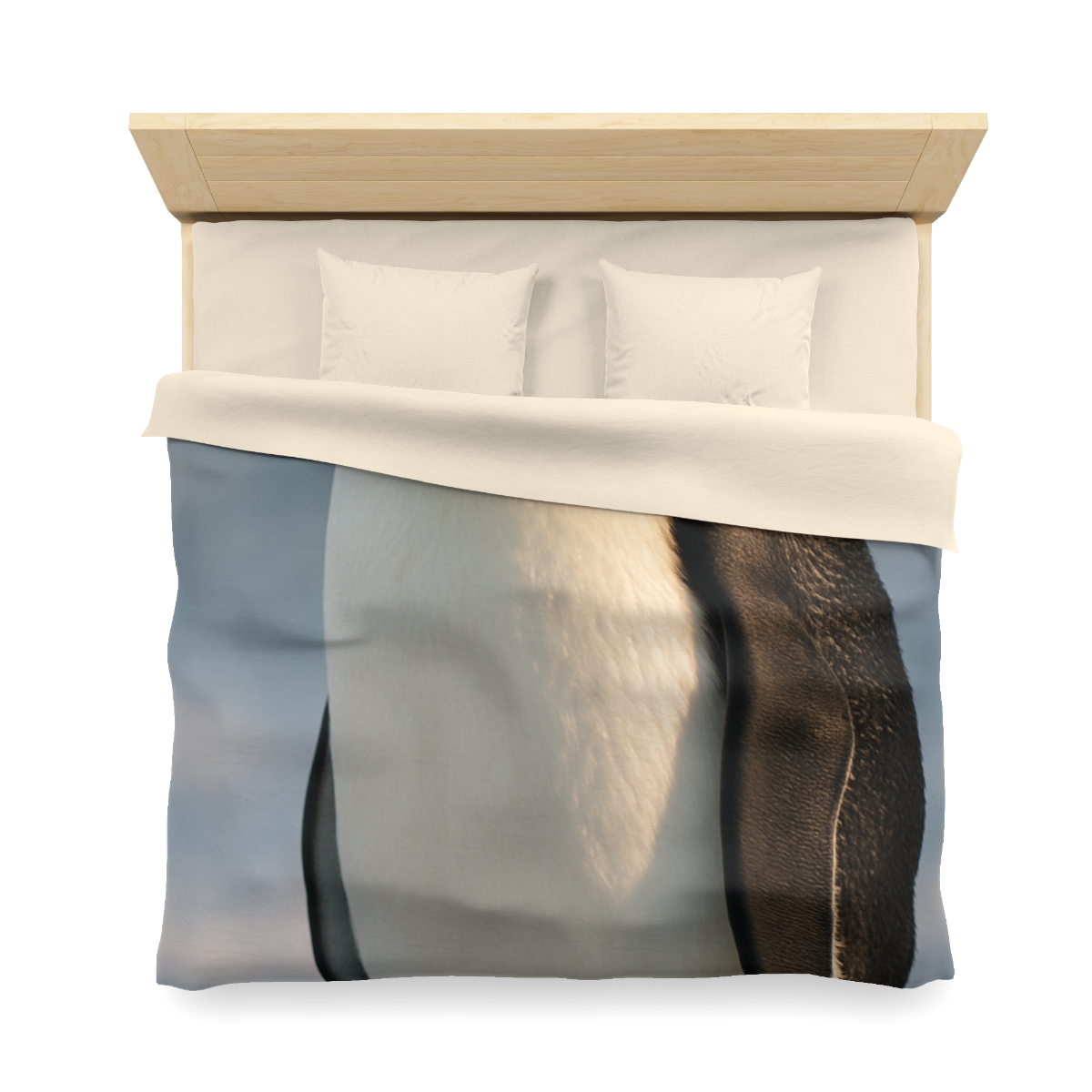 Aurora Drift Emperor Penguin unique patterned duvets