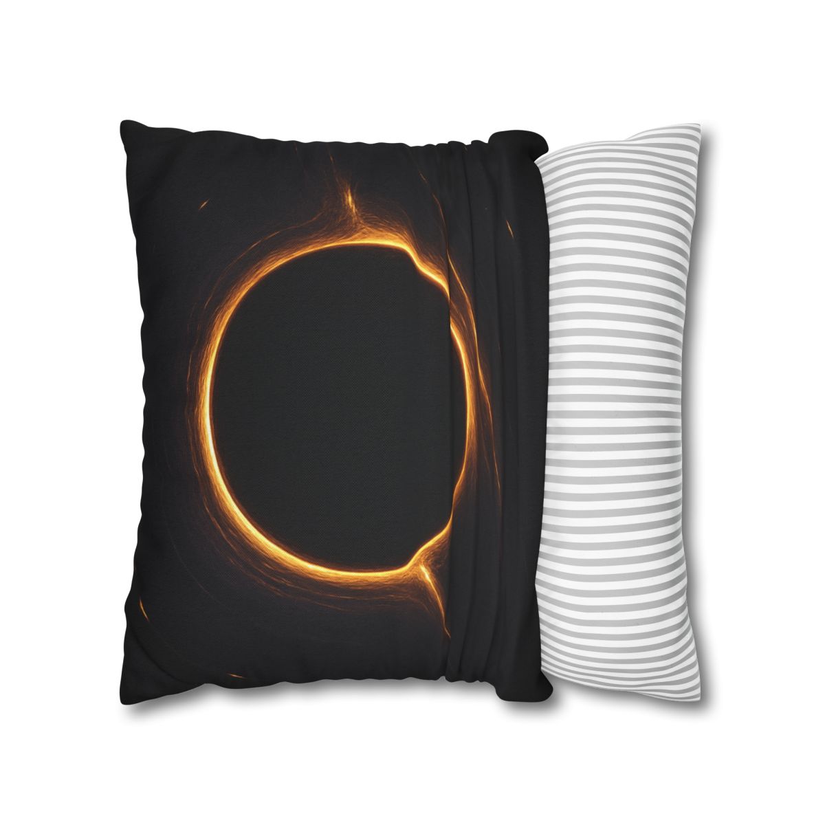 Black Hole Silhouette trendy patterned pillow cases