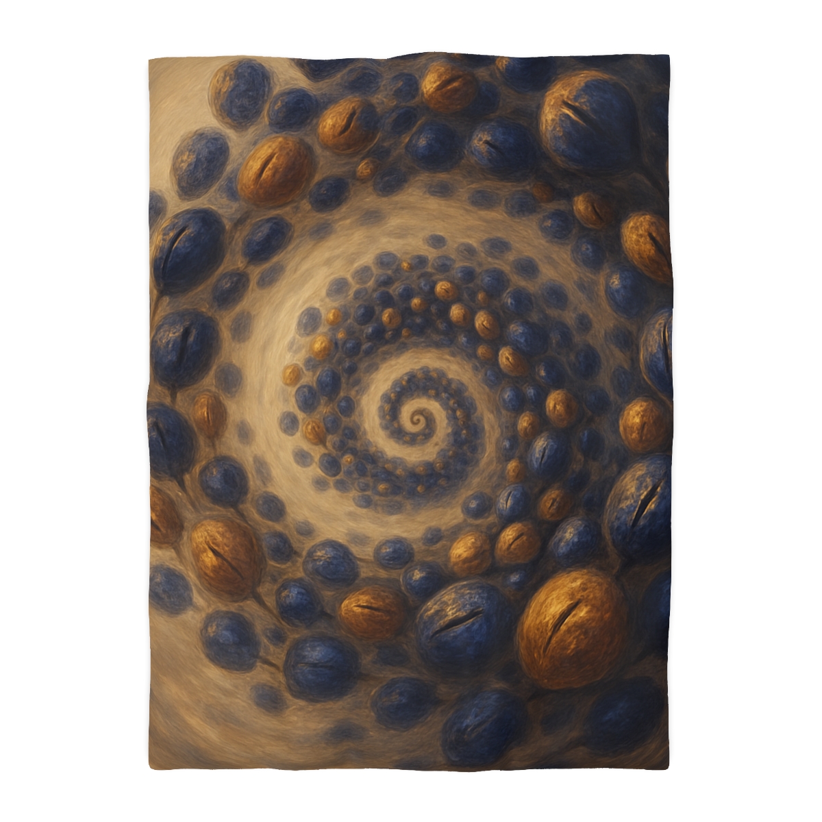 Spiral Seed Cluster personalized bedding duvets