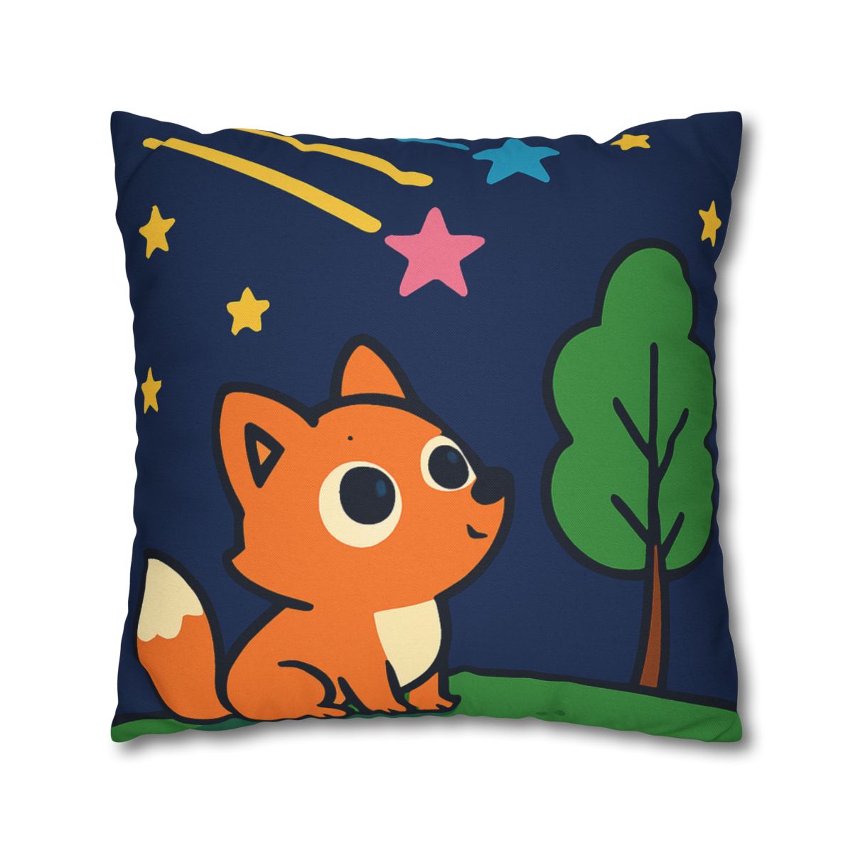 Cosmic Forest Fox And The Shooting Stars unique gift pillow cases