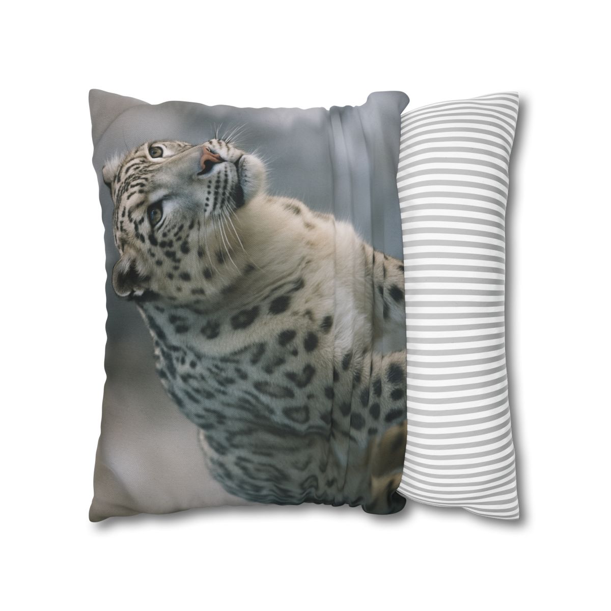 Cliff Phantom Snow Leopard soft cotton pillow cases