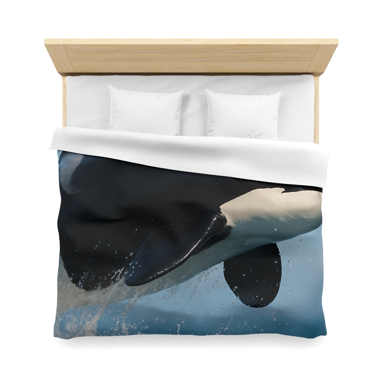 Tidal Monarch Orca custom duvets