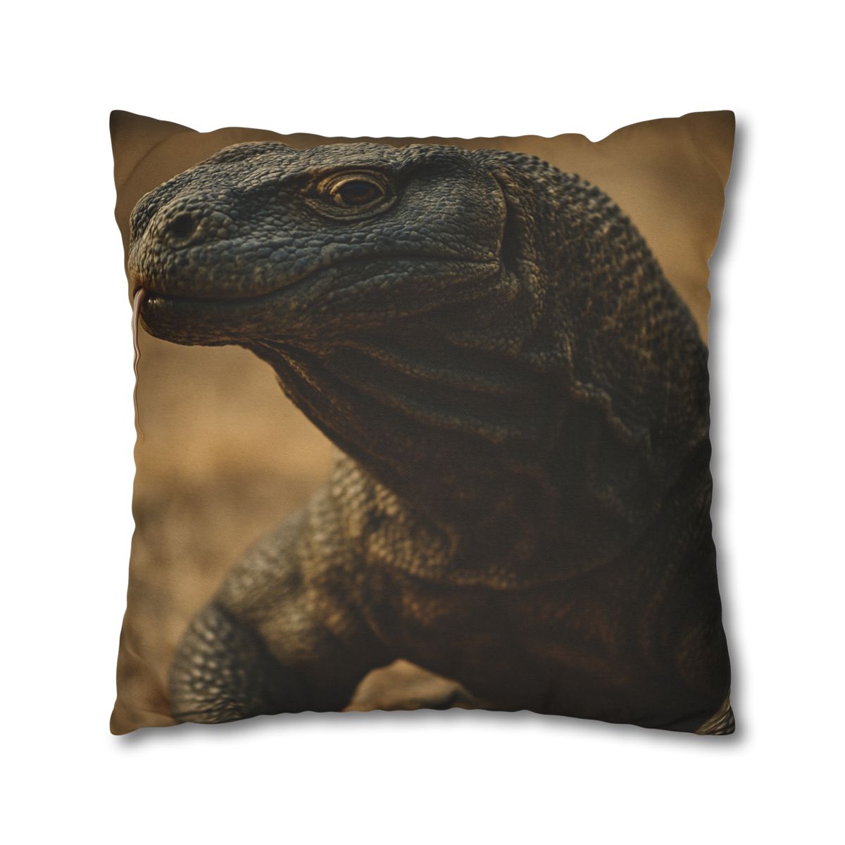 Ancient Sentinel Komodo Dragon soft cotton pillow cases