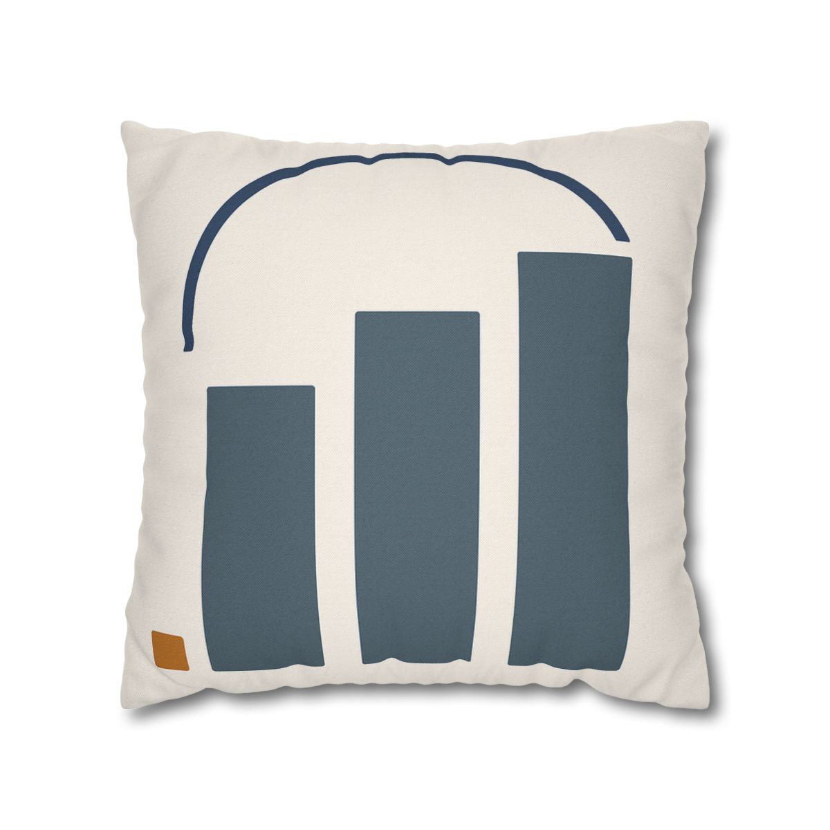 Three Bars With Hanging Arc soft cotton pillow cases