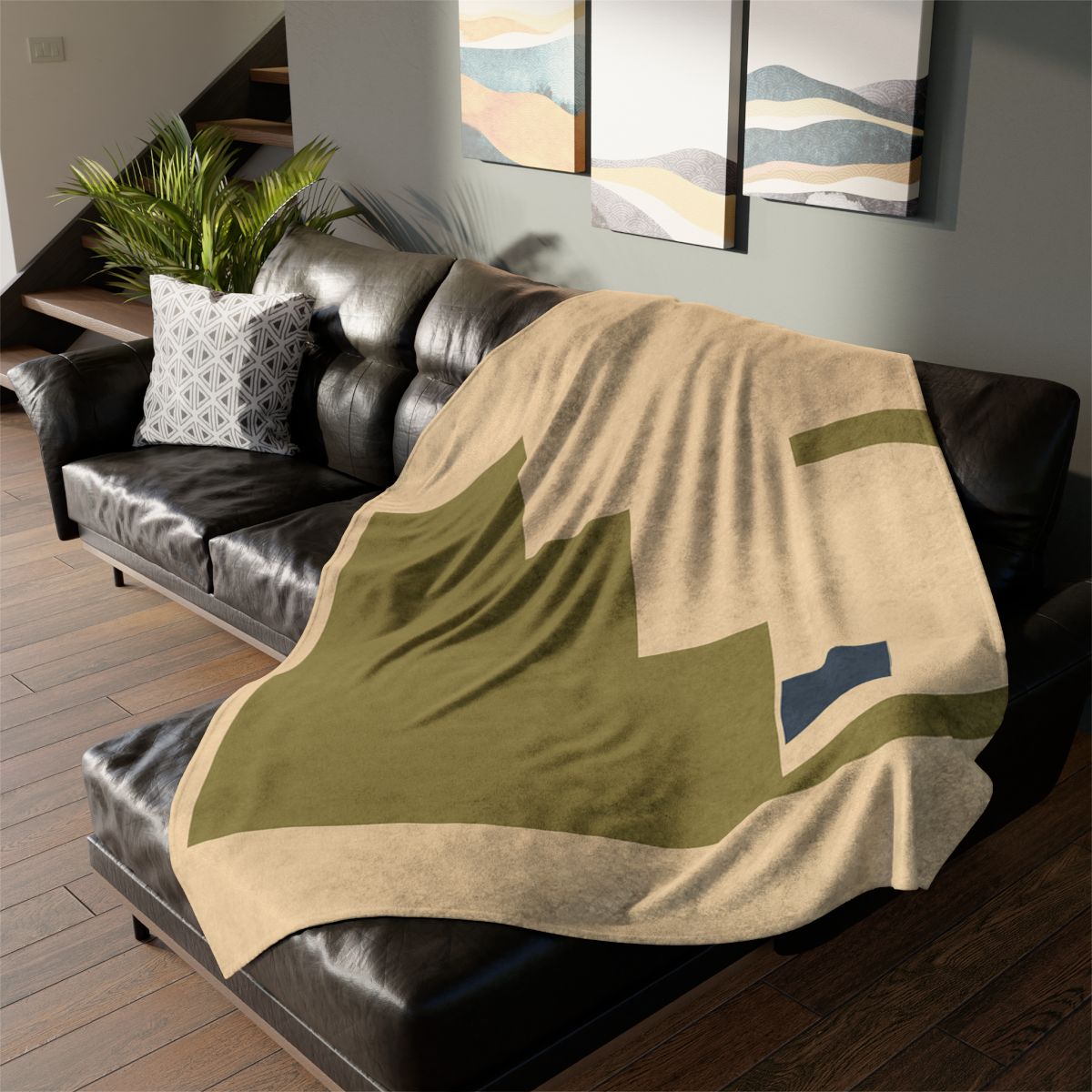 Stepped Arc Composition trendy patterned blankets