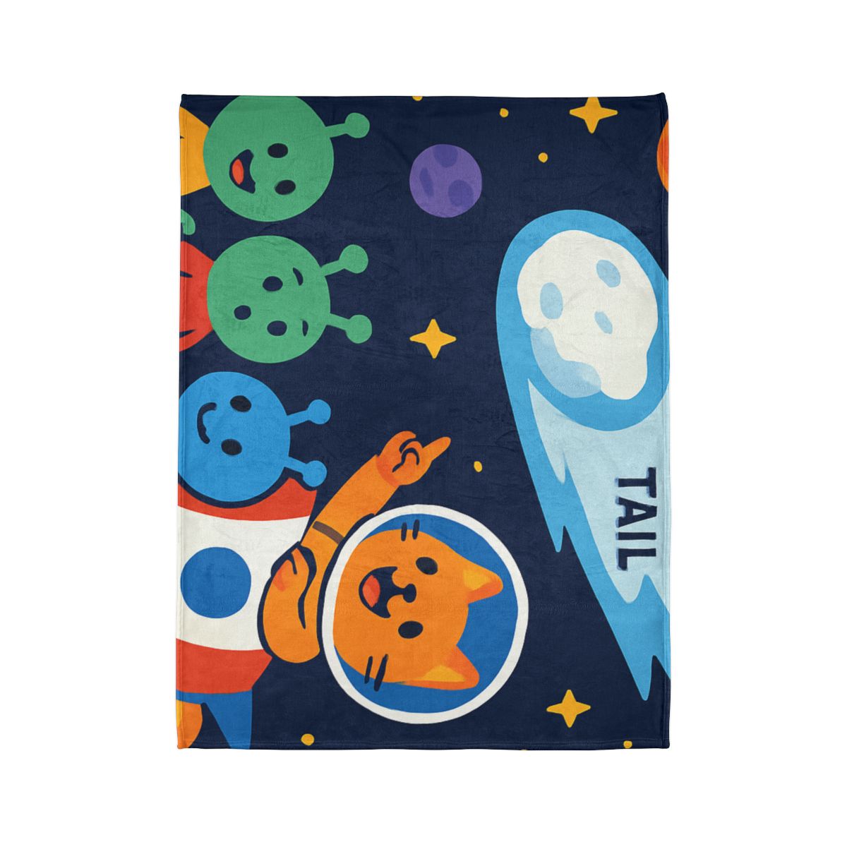 Comet Classroom With Captain Cat warm winter blankets