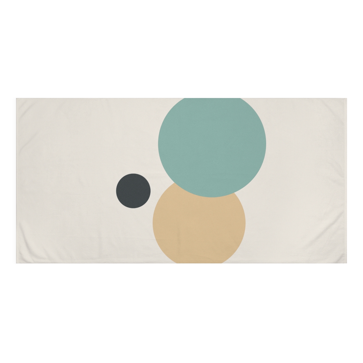 Balanced Cluster Of Three Circles designer printed towels