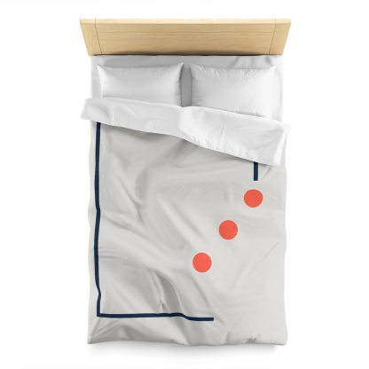 Diagonal Constellation Frame personalized bedding duvets