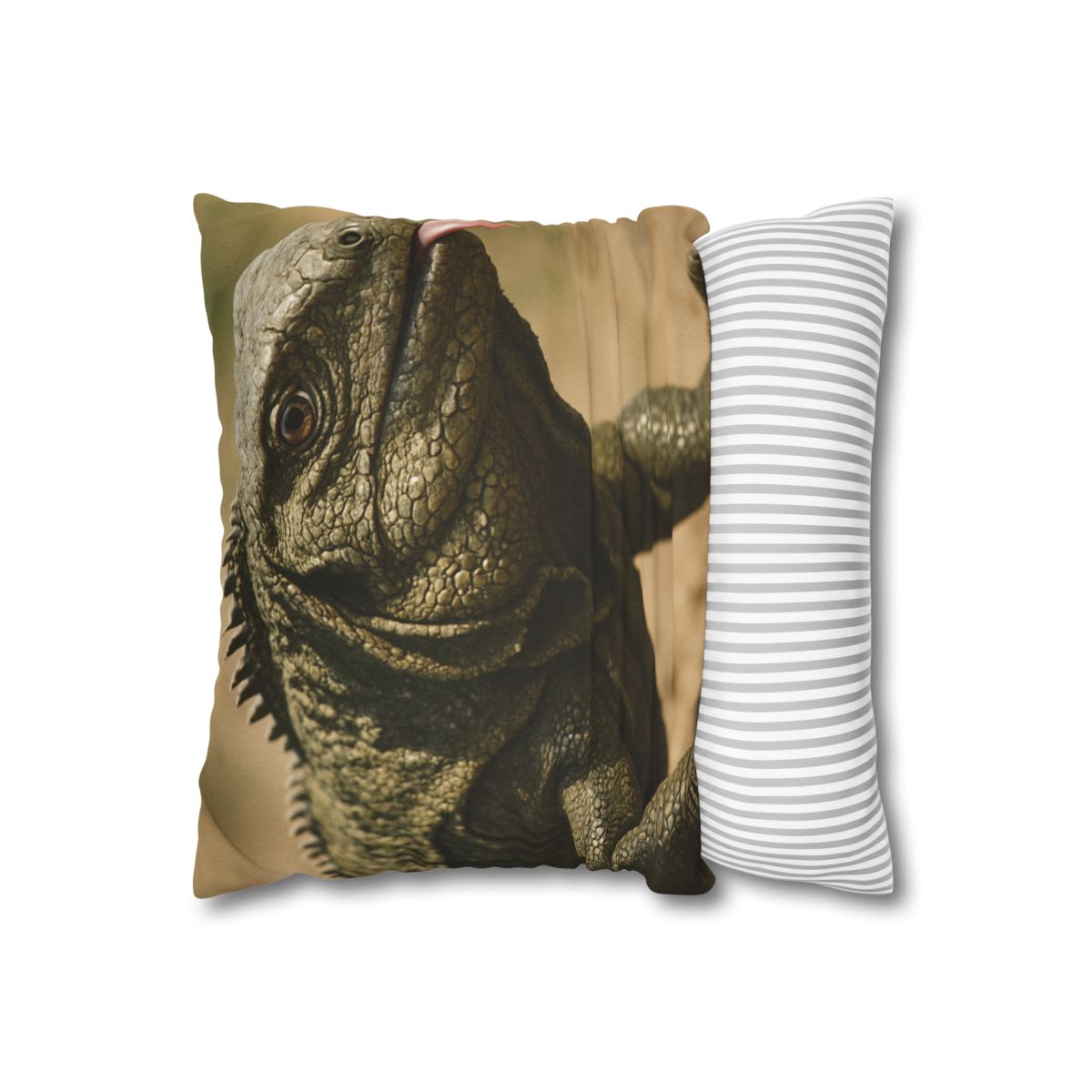 Ancient Sentinel Komodo Dragon trendy patterned pillow cases