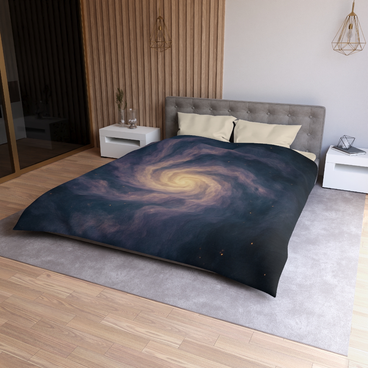 Nebula Spiral Garden soft comforter duvets