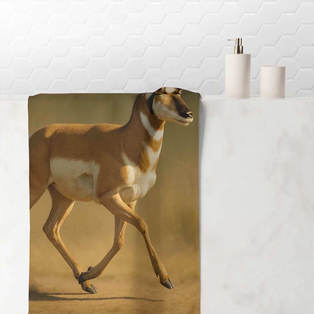 Meteor Trail Pronghorn soft cotton towels