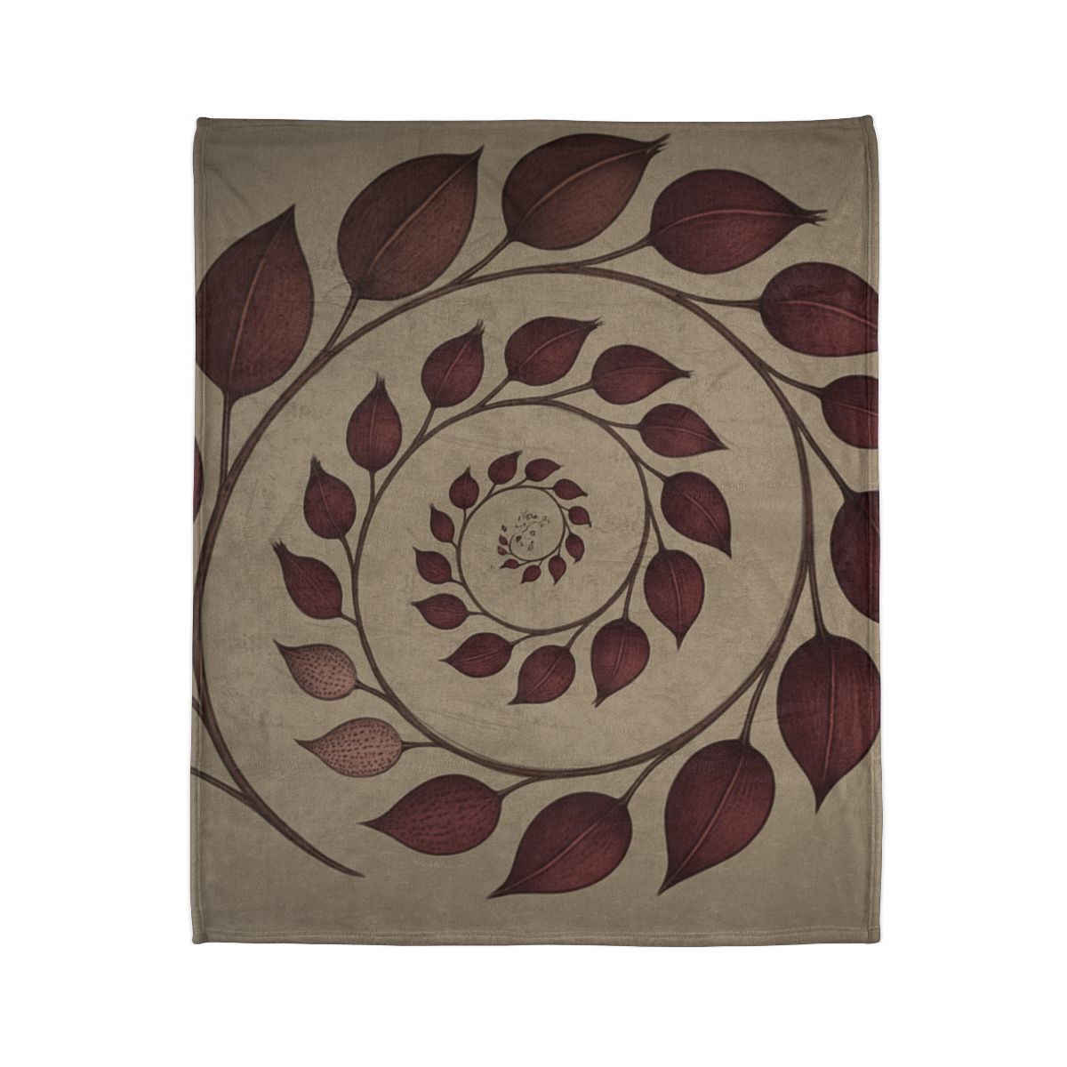 Spiral Seed Pod Array decorative home blankets