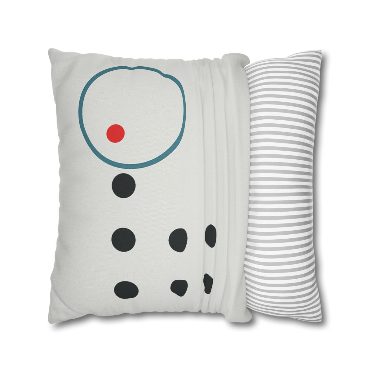 Broken Grid With One Orbit Ring stylish decorative pillowcases