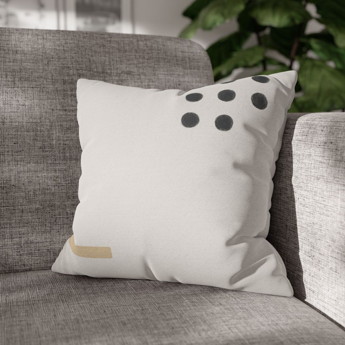 Clustered Dots With Missing Beat designer print pillow cases