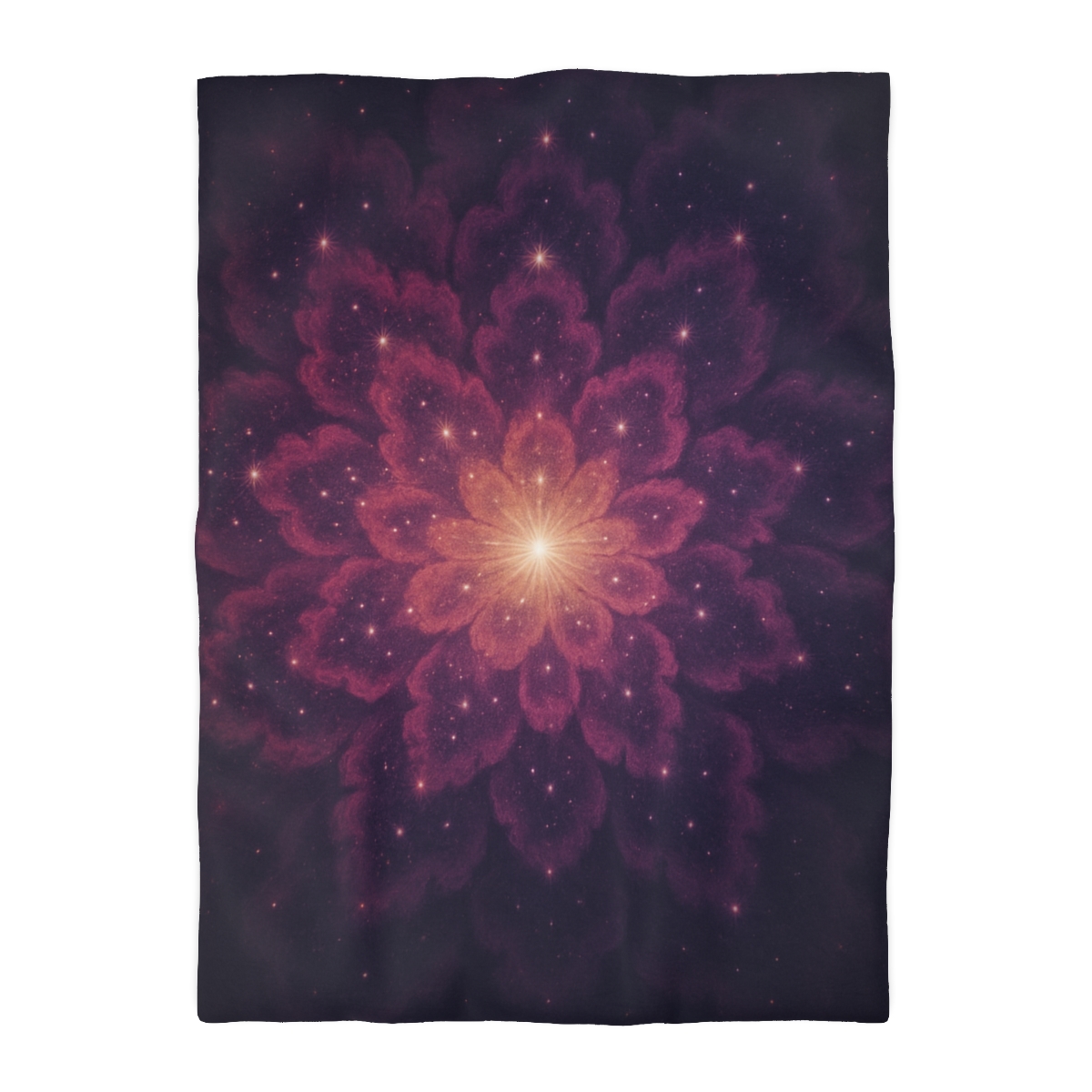 Starburst Fractal Bloom duvets for gifts