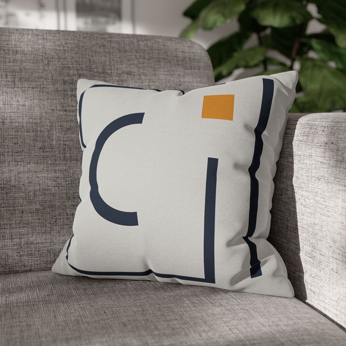 Broken Frame With Floating Arc trendy patterned pillow cases