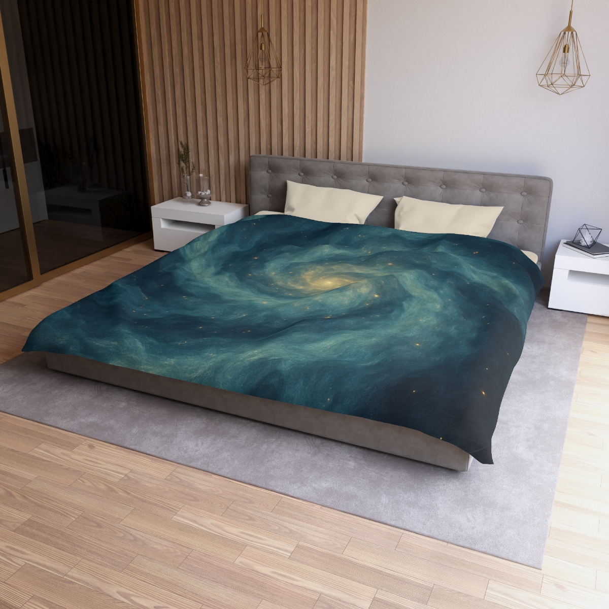 Nebula Spiral Tapestry stylish duvet covers