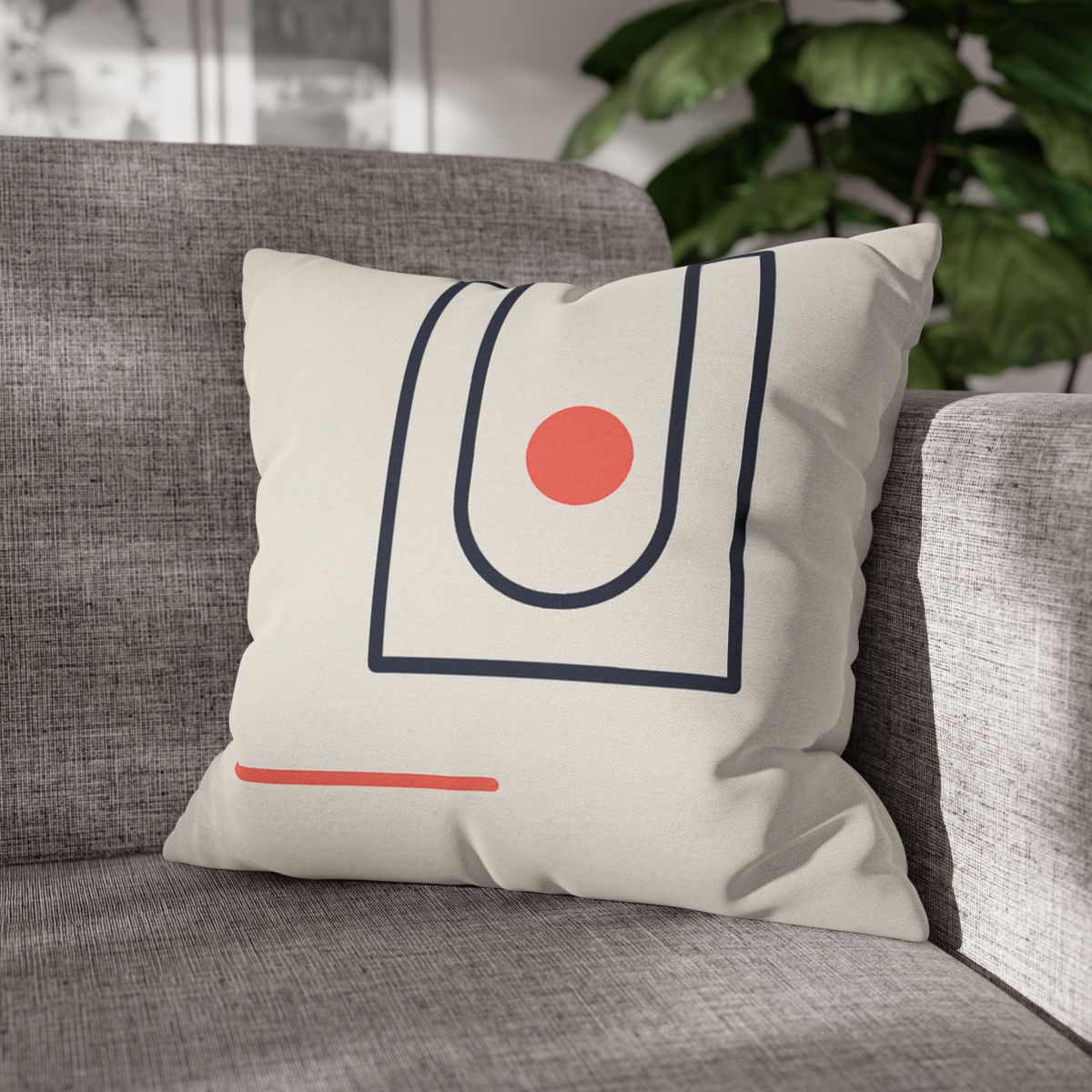 Orbit Gap Rectangles designer print pillow cases