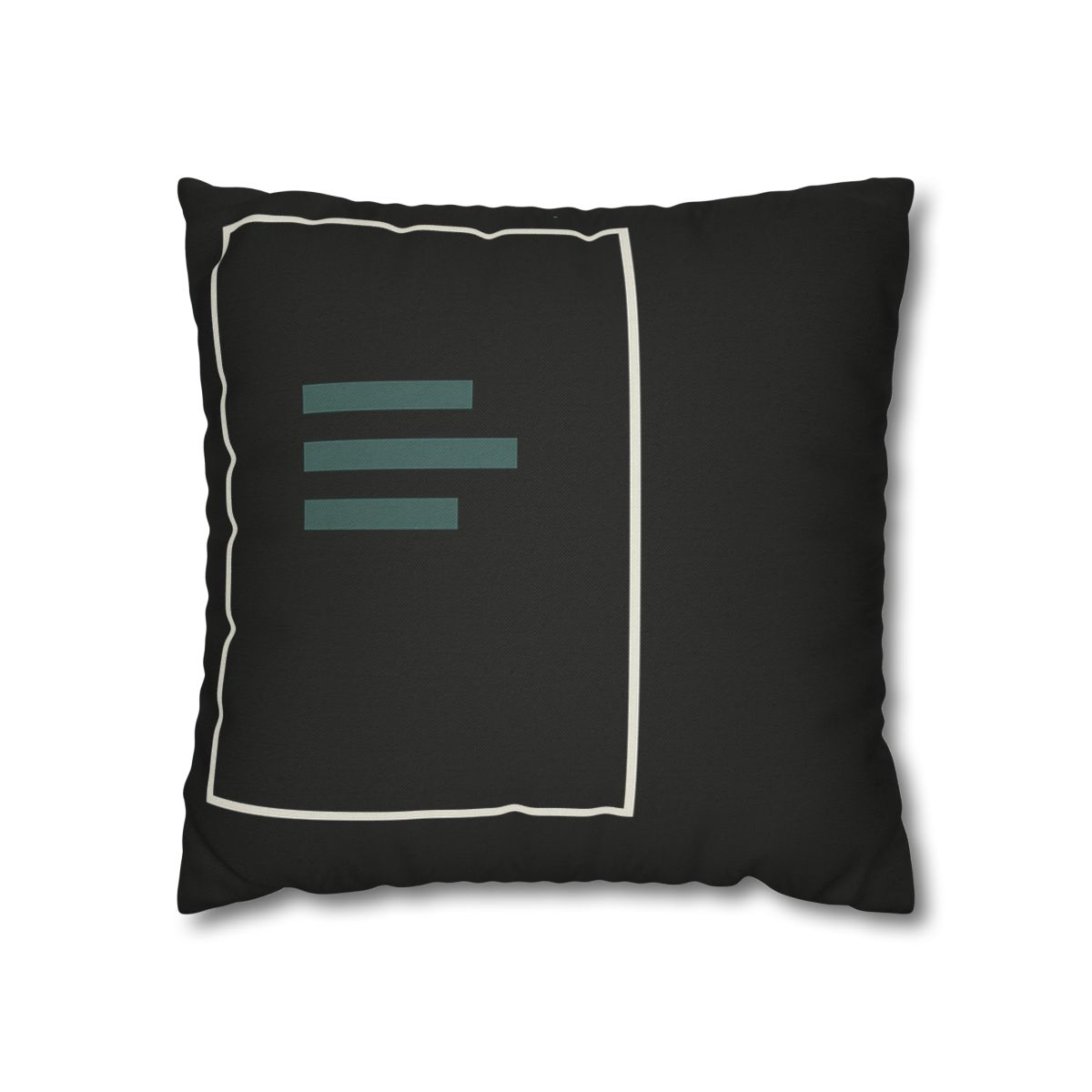 Stacked Frame And Three Bar Signal comfortable bedding pillow covers