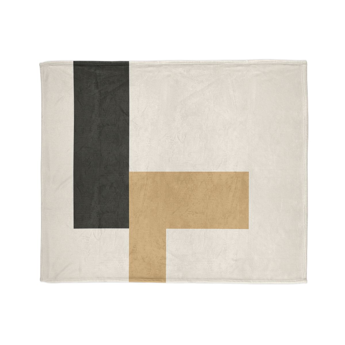 Offset Rectangle Pair soft fleece blankets