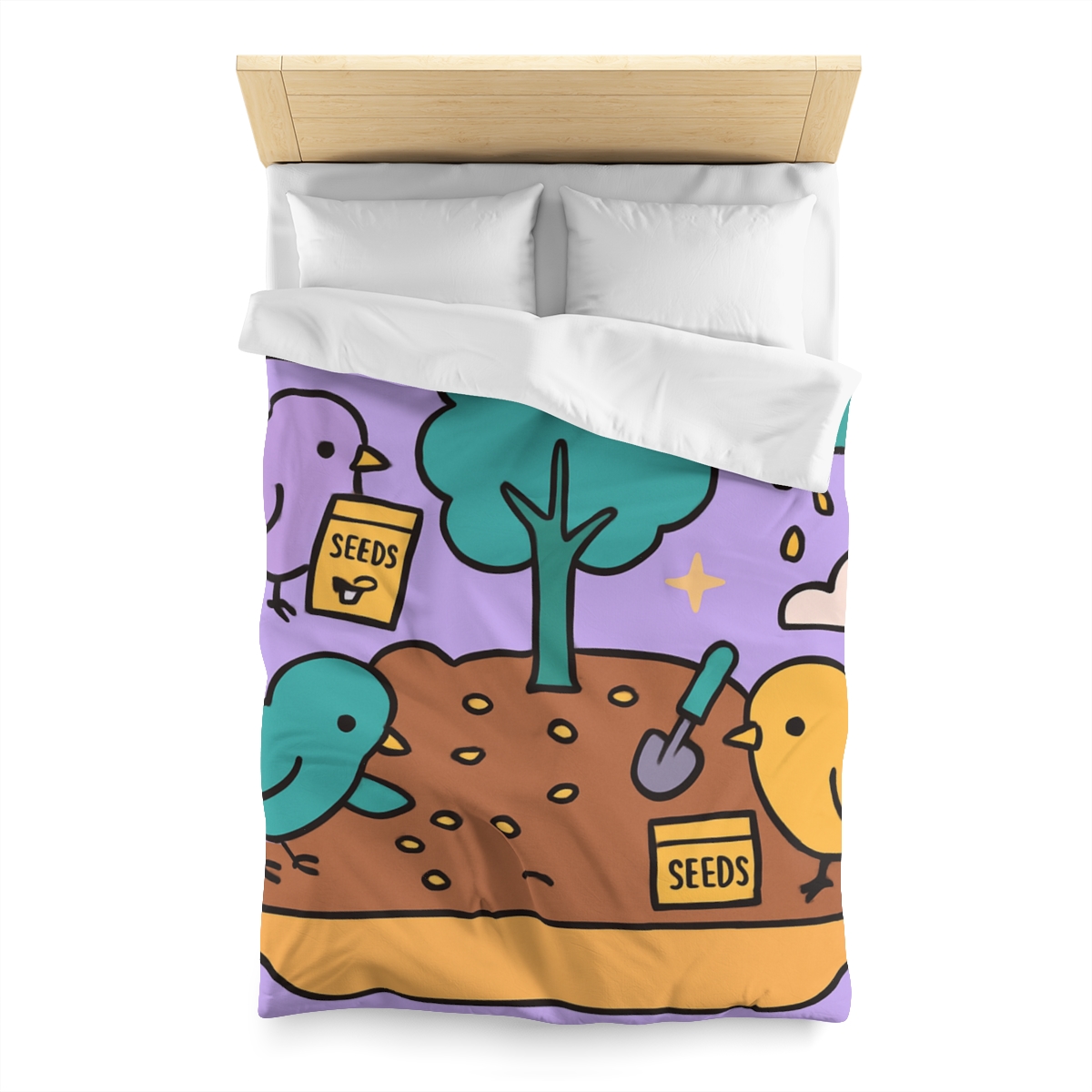 Galaxy Garden Aviary unique patterned duvets