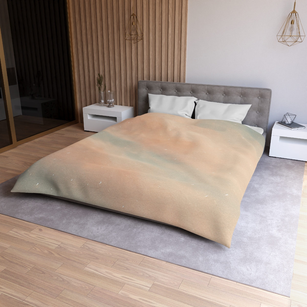 Cosmic Dust Cascade personalized bedding duvets