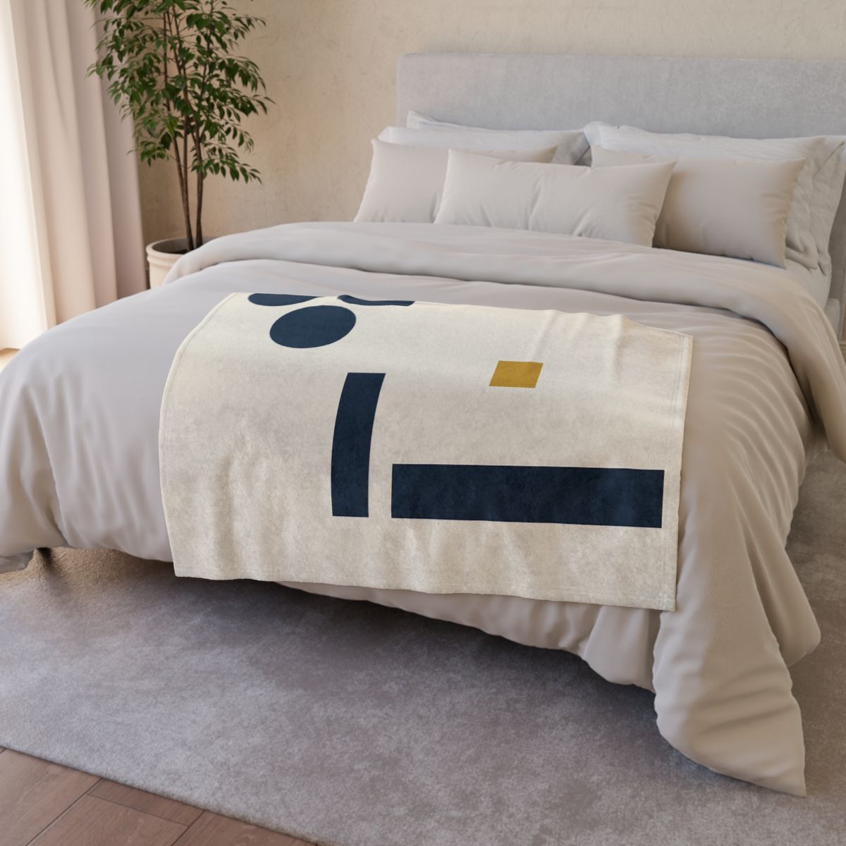 Quiet Triad And Offset Bars personalized cozy blankets