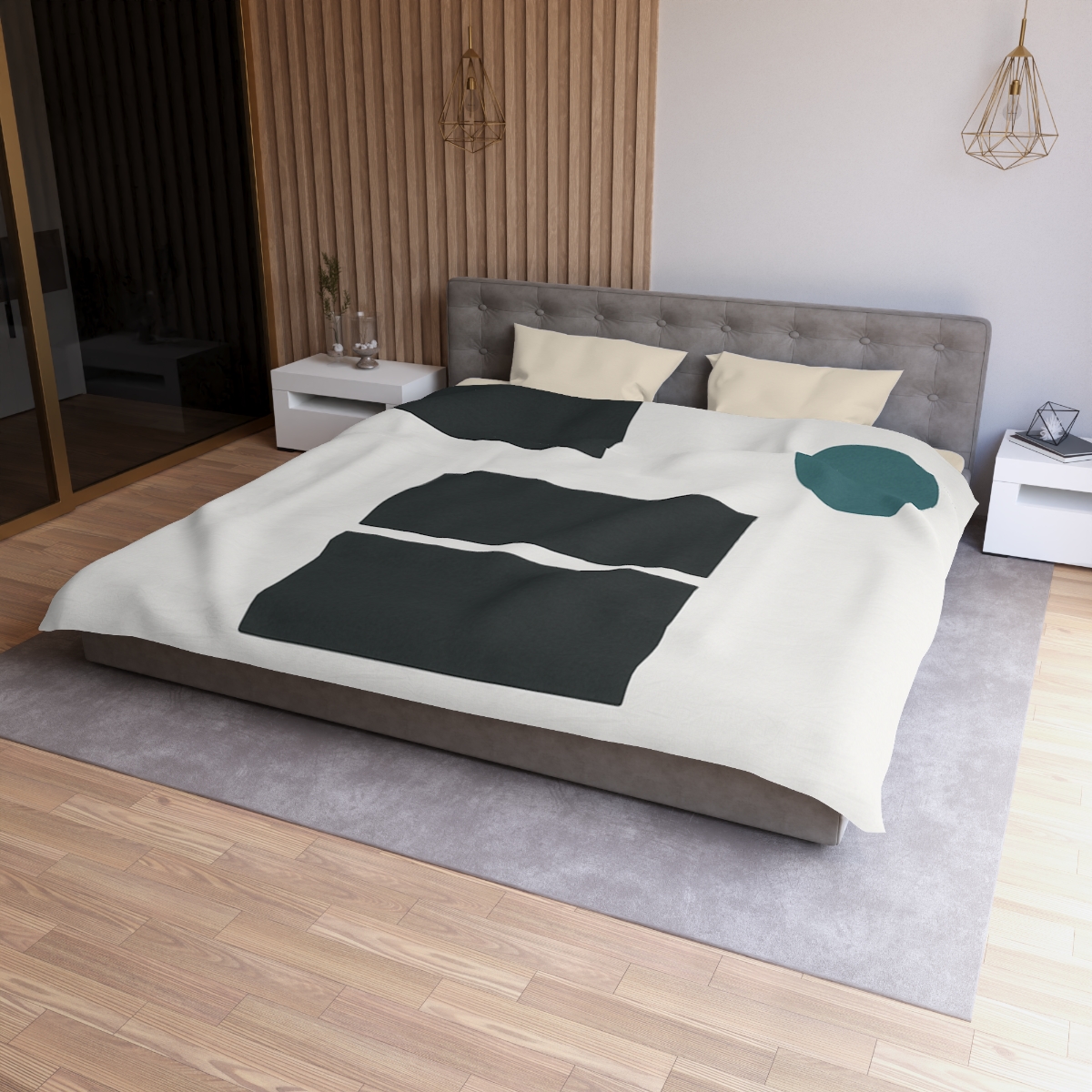 Orbiting Block Quartet warm winter duvets