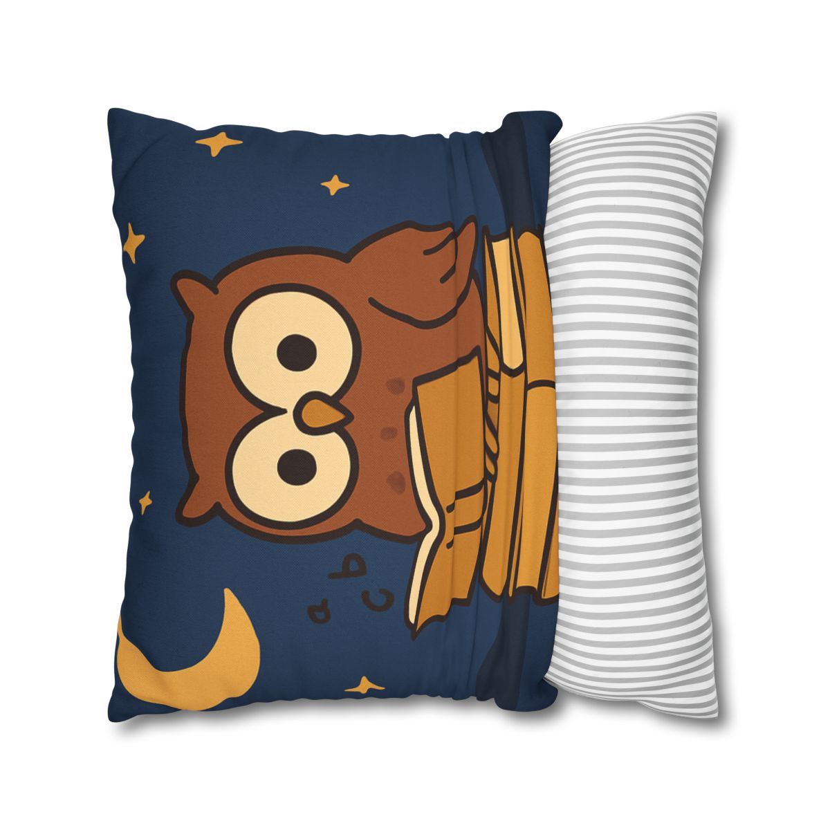 Moonlight Owl Library soft cotton pillow cases