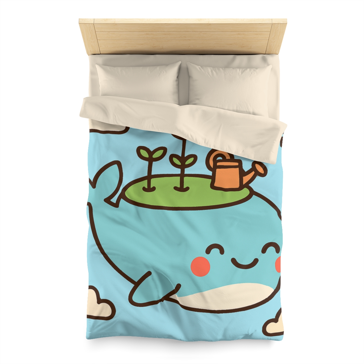 Sky Whale Seedling Planet Garden duvets for gifts