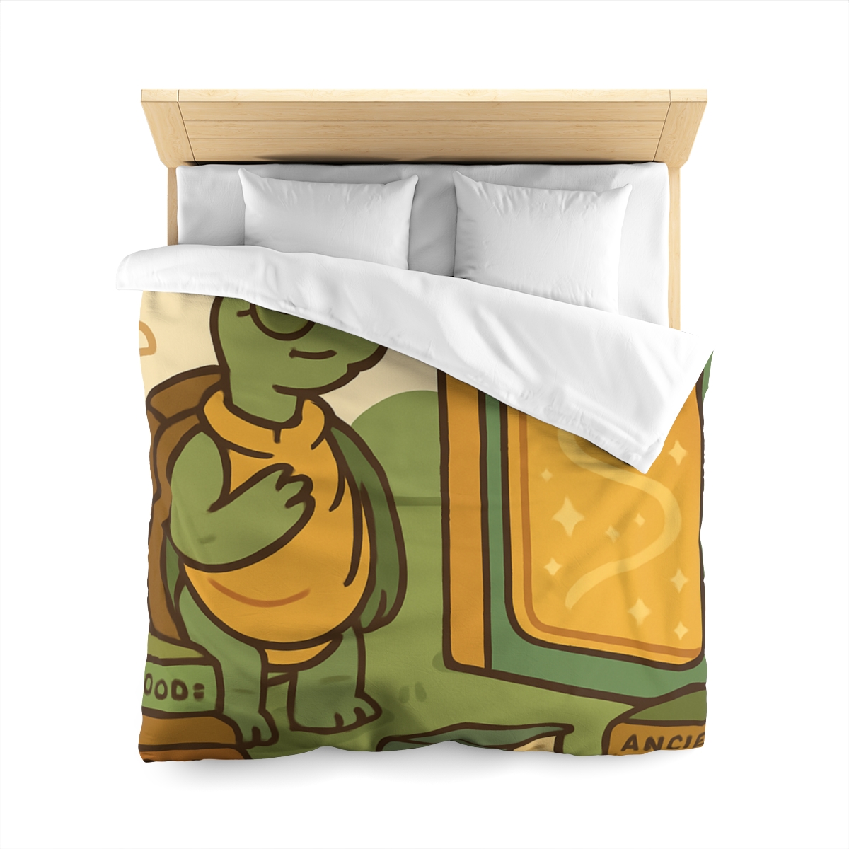 Time Traveling Tortoise Library warm winter duvets