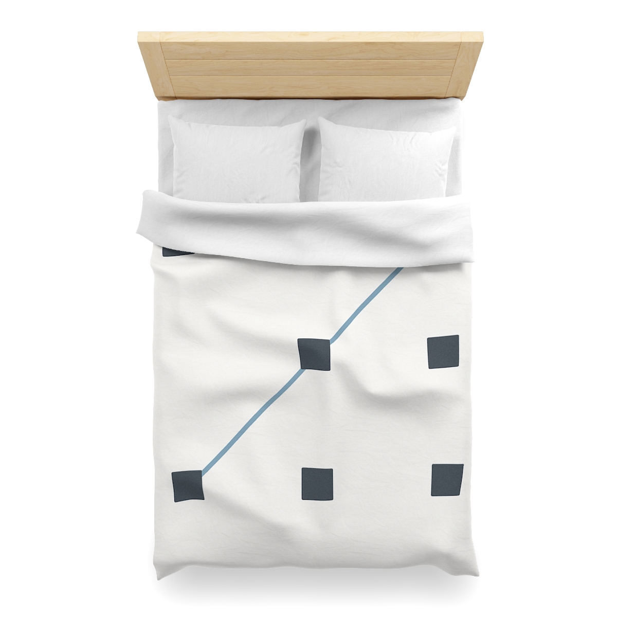 Diagonal Star Path Grid stylish duvet covers