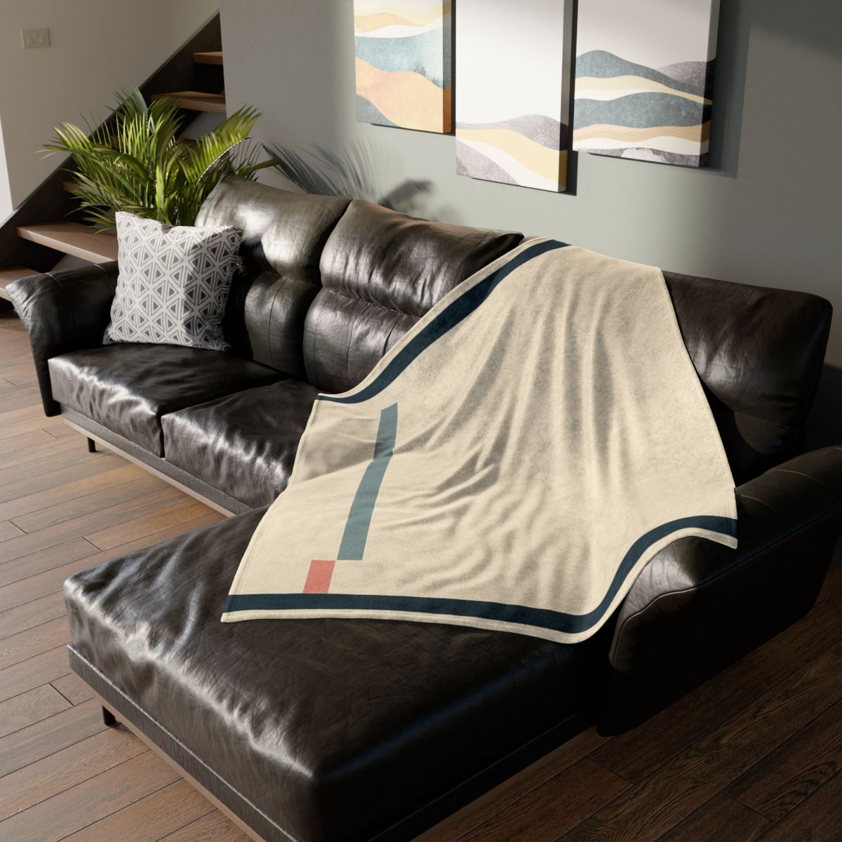Split Frame And Low Horizon Bar decorative home blankets