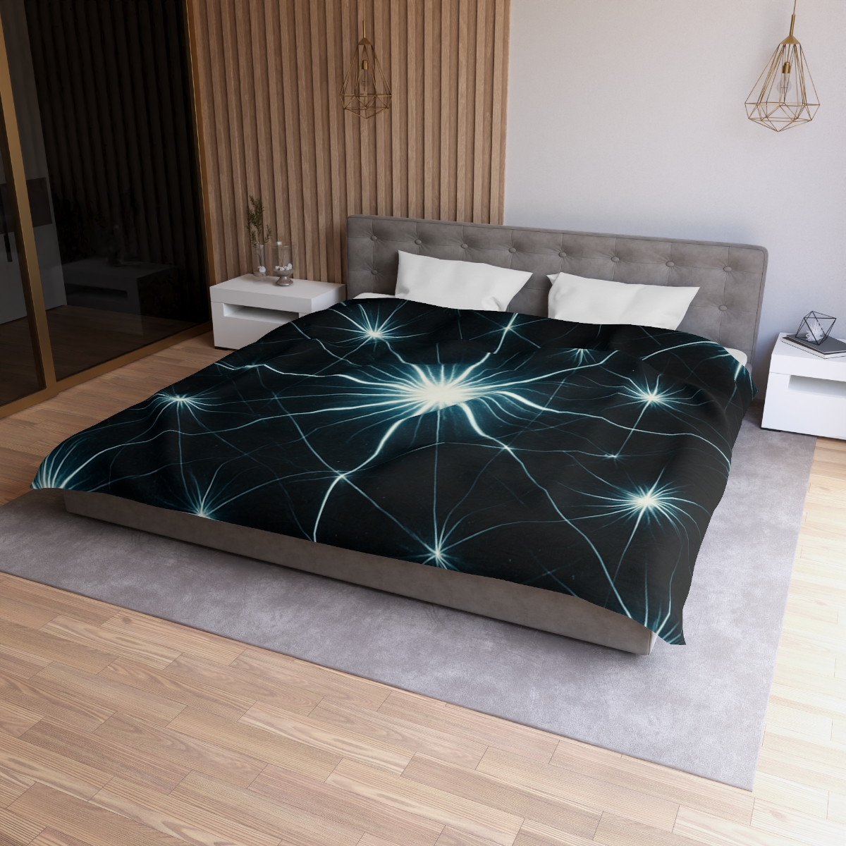 Starburst Choir Lattice custom duvets