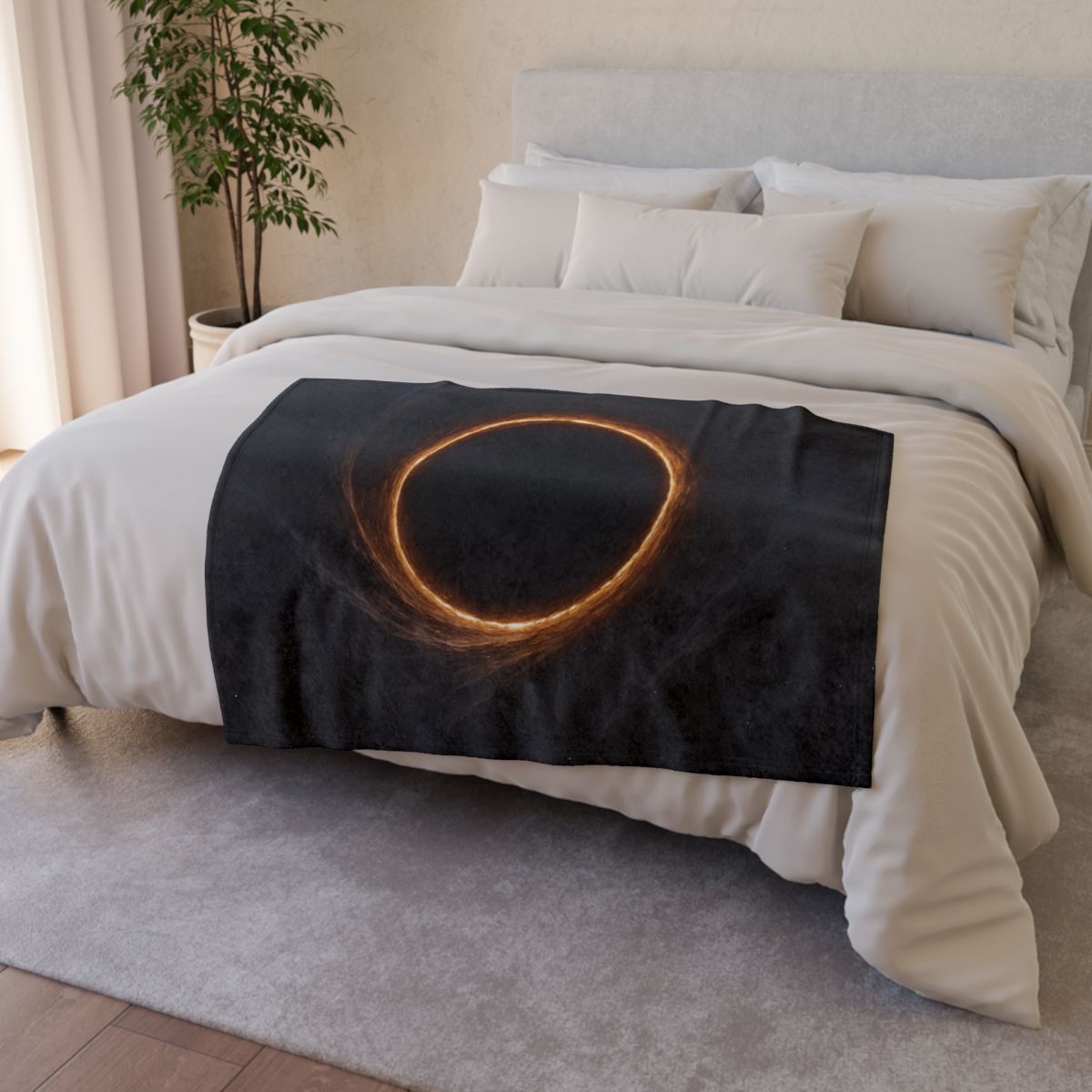 Event Horizon Silk Spiral custom blankets