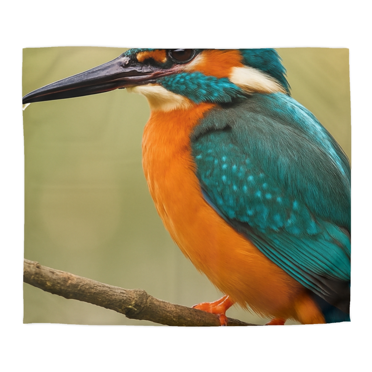 Emerald Flash Kingfisher warm winter duvets