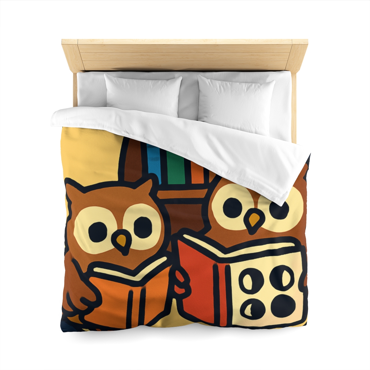 Lunar Library Owls custom duvets