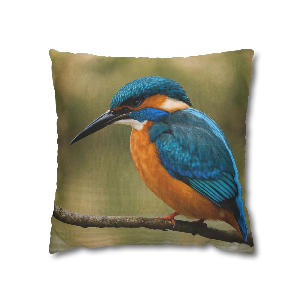 Crystal Dive Common Kingfisher trendy patterned pillow cases
