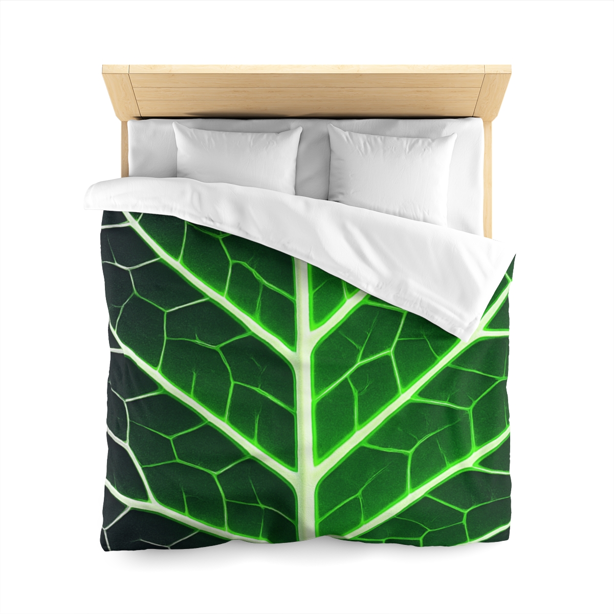 Fractaled Leaf Vein Web soft comforter duvets