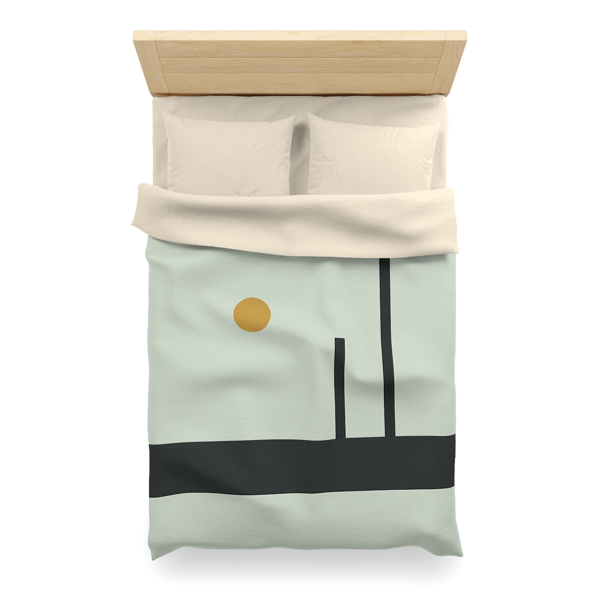 Low Horizon Bar And Twin Posts duvets for gifts