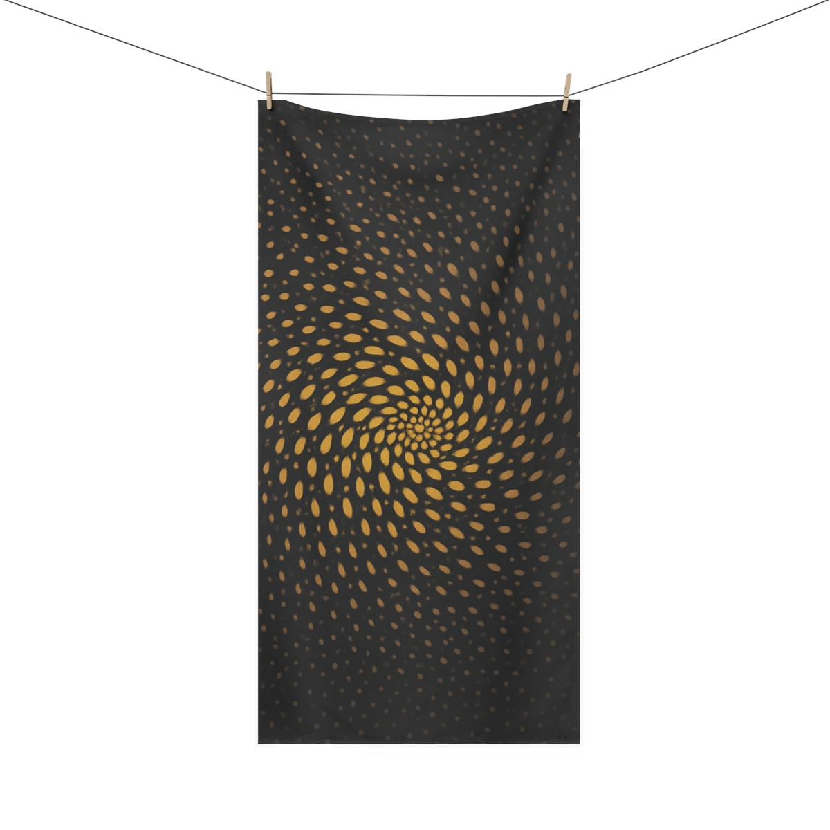 Spiral Seed Cluster Orbit comfortable face towels