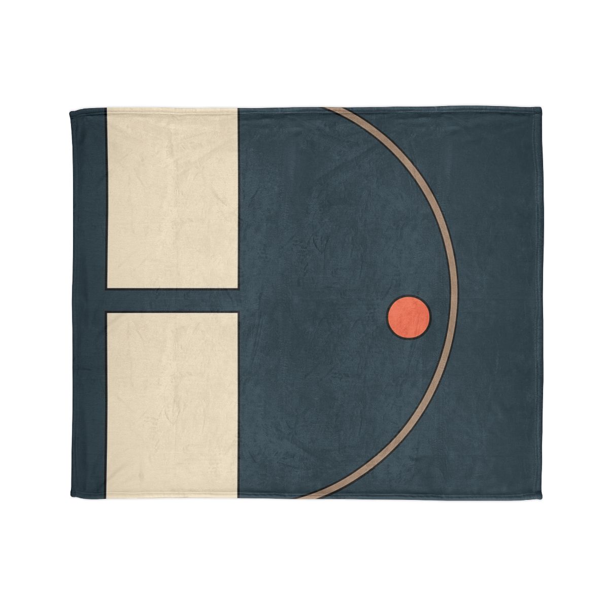 Offset Arc And Twin Rectangles stylish throw blankets