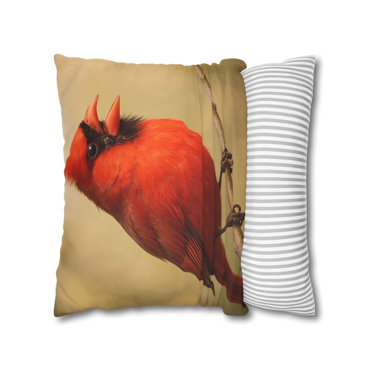 Crimson Hymn Cardinal designer print pillow cases